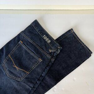 GAP 1969 Mens Size 33x32 Dark Wash button fly Denim Jeans